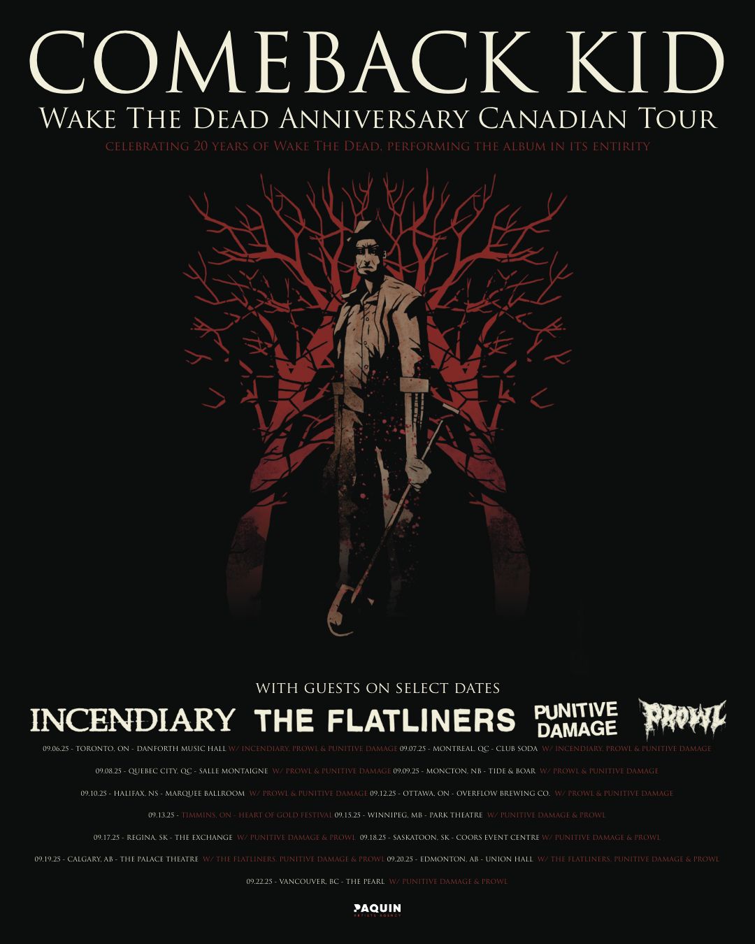 Comeback Kid — Wake the Dead 20th Anniversary Tour