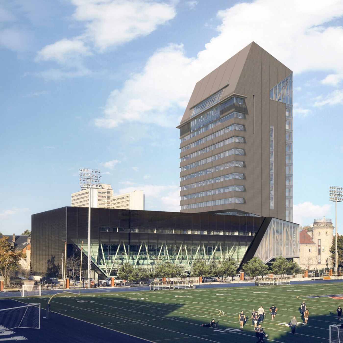 u of t academic wood tower