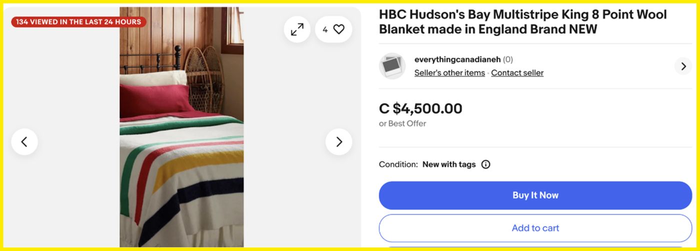 hudsons bay resellers